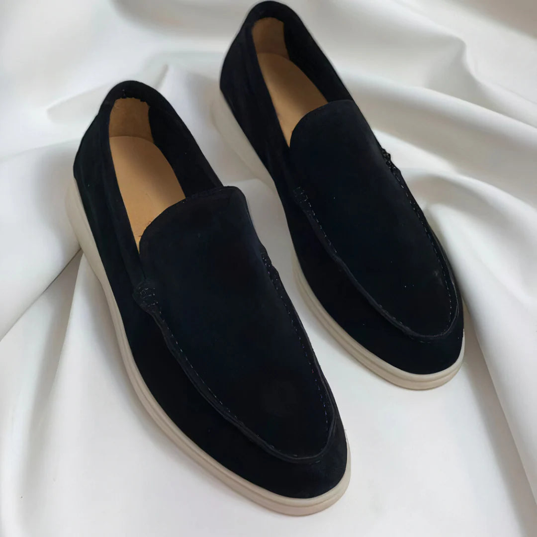 Loafer Uomo | Design Slip-On & Suola Bianca Casual-Chic