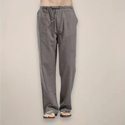 Men'S Drawstring Wide Leg Casual Pants